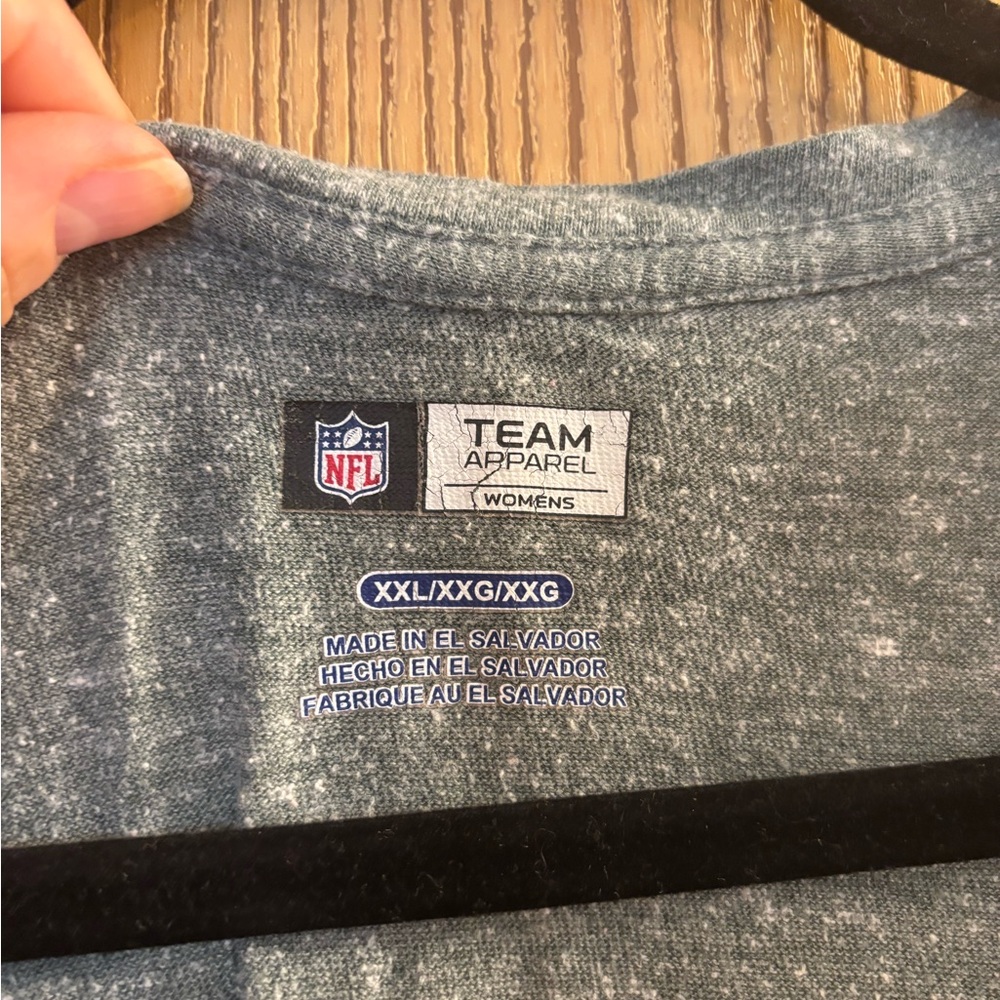 2/$15 NFL Team Apparel Green Bay Packers Grayish green LS  Shirt - Picture 6 of 6